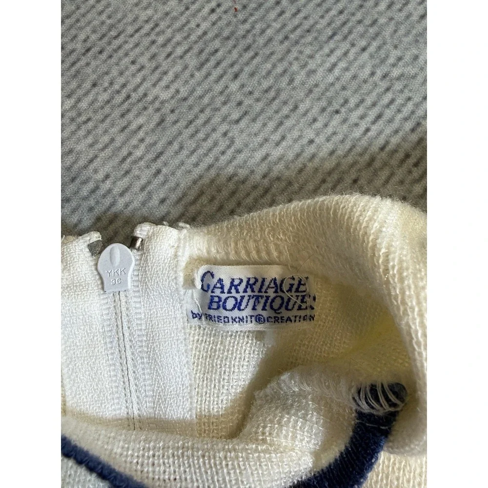 Vintage Fried Knit Children's Sailor Romper One Piece